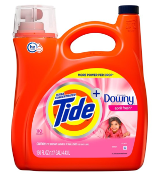TIDE  +  Downy 'April Fresh' Ultra Concentrded Laundry Detergent110 Loads 4430 ml